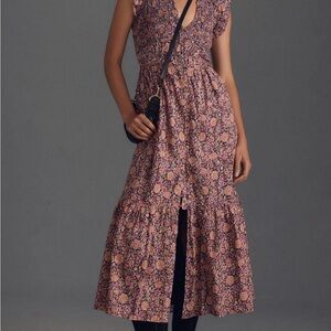 Anthropologie The Peregrine Midi Dress